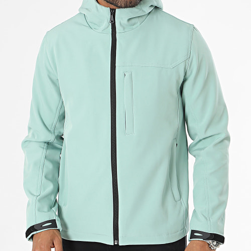 Veste Capuche Turquoise