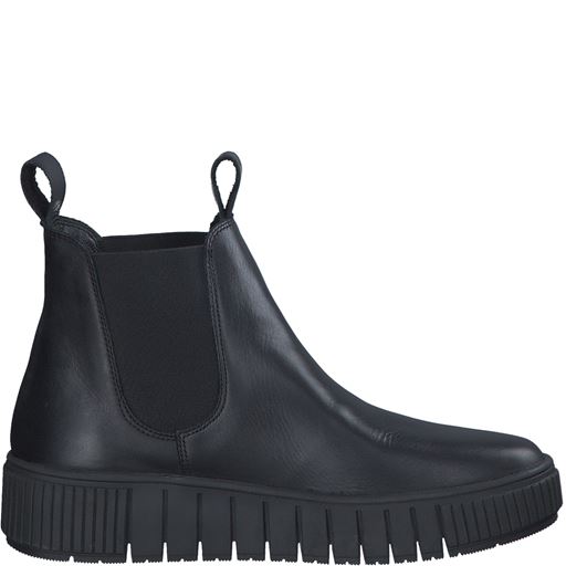 Tamaris Støvler, Black Leather, 39
