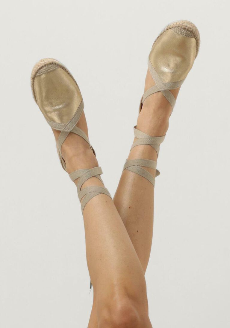 FRED DE LA BRETONIERE gouden fred de la bretoniere espadrilles romi luz
