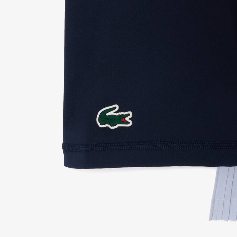 Robe Tennis Ultra-Dry stretch avec shorty séparé Robes & Jupes - Bleu - Lacoste - Femme
