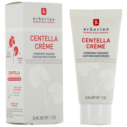 Erborian Centella crème hydratante apaisante - Soin anti rougeurs