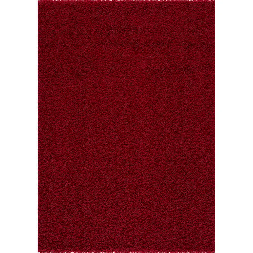 Loca Shaggy Vloerkleed Rood Hoogpolig - 160x230 CM