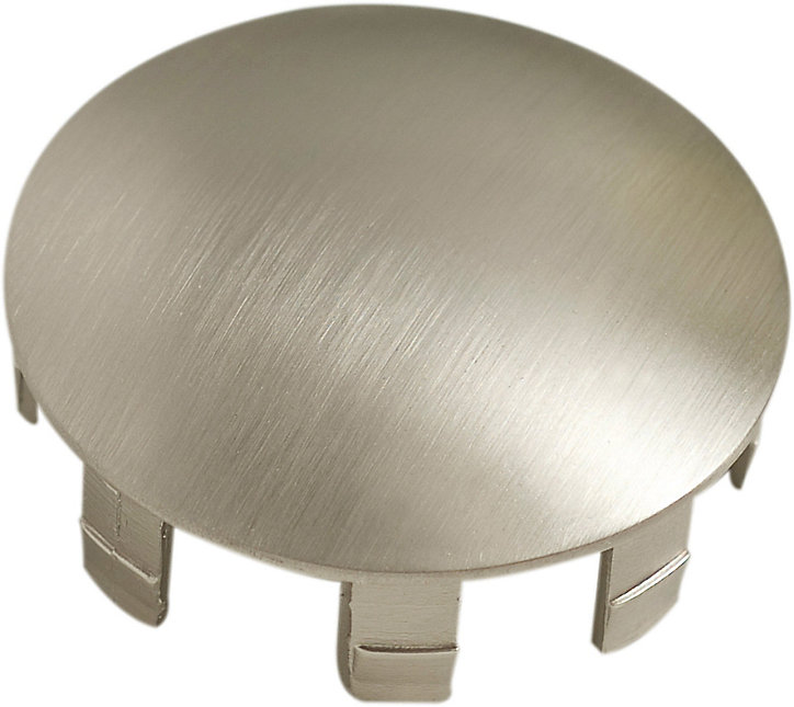Embout plat pour main courante acier nickel brossé ø40 mm