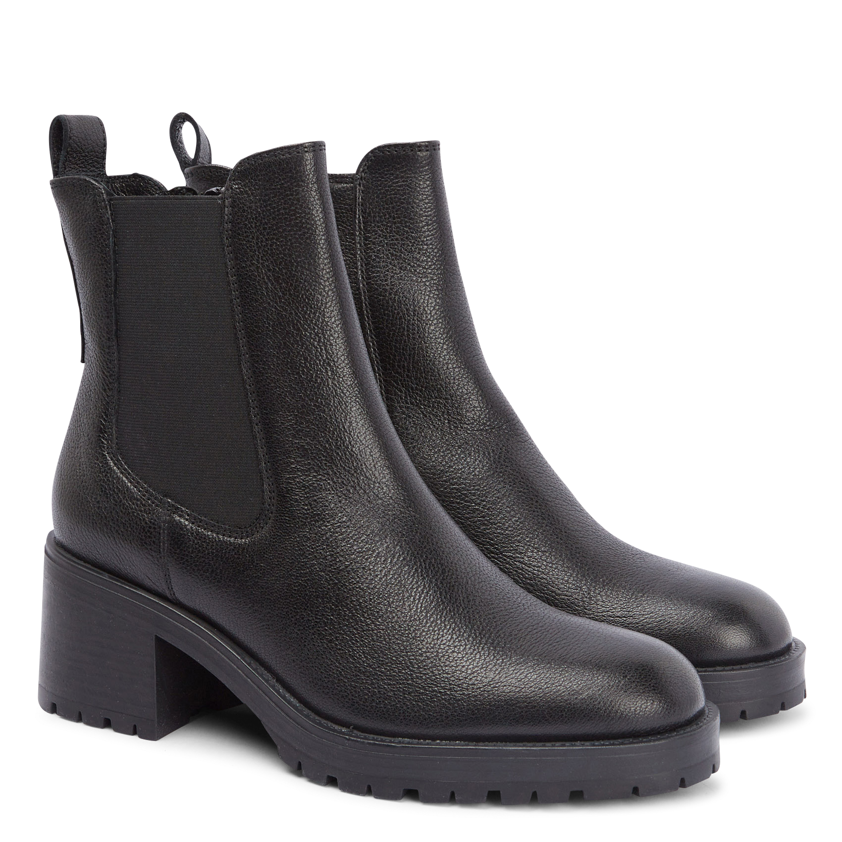 CECILE - Bottines en cuir | Noir