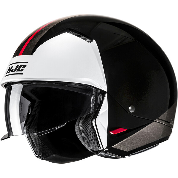 HJC - Casque i20 Vena MC1 / Noir / Blanc / Argent / Rouge