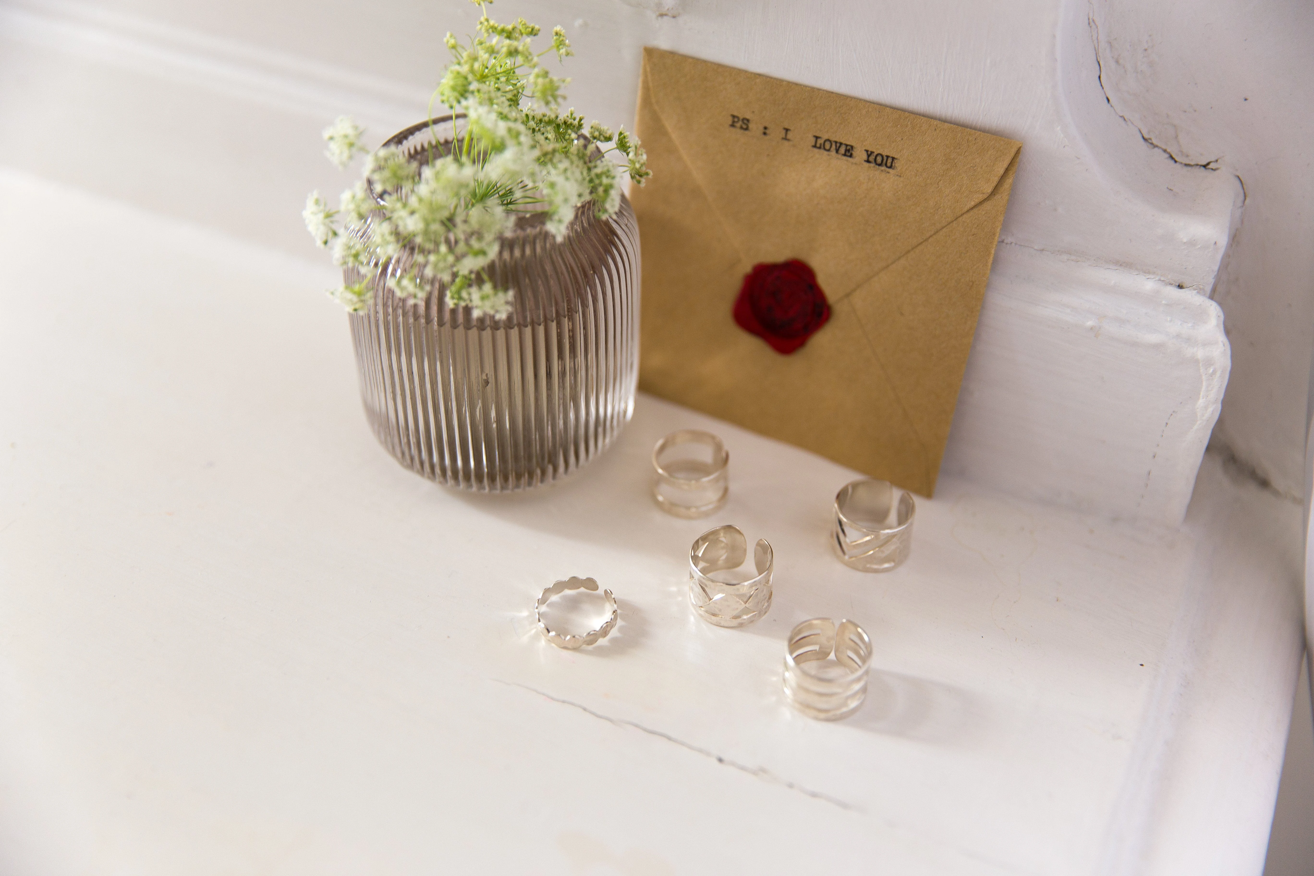 NOAH - Bague martelée argent | Argent