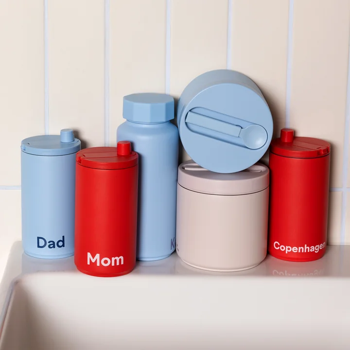 Design Letters - Travel Becher, 0.35 l, mom / beige