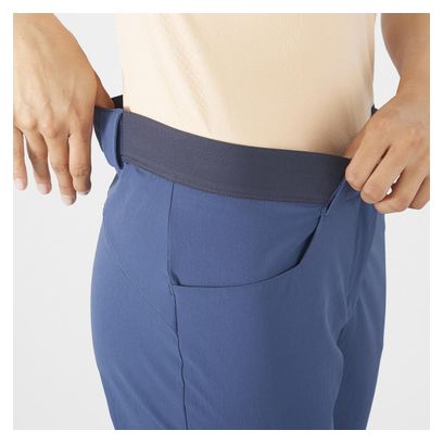 Pantalon Bermuda Salomon Wayfarer Bleu Femme