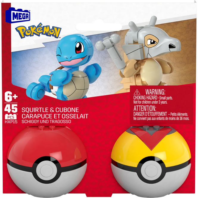 MEGA - Pokémon - Schiggy und Tragosso
