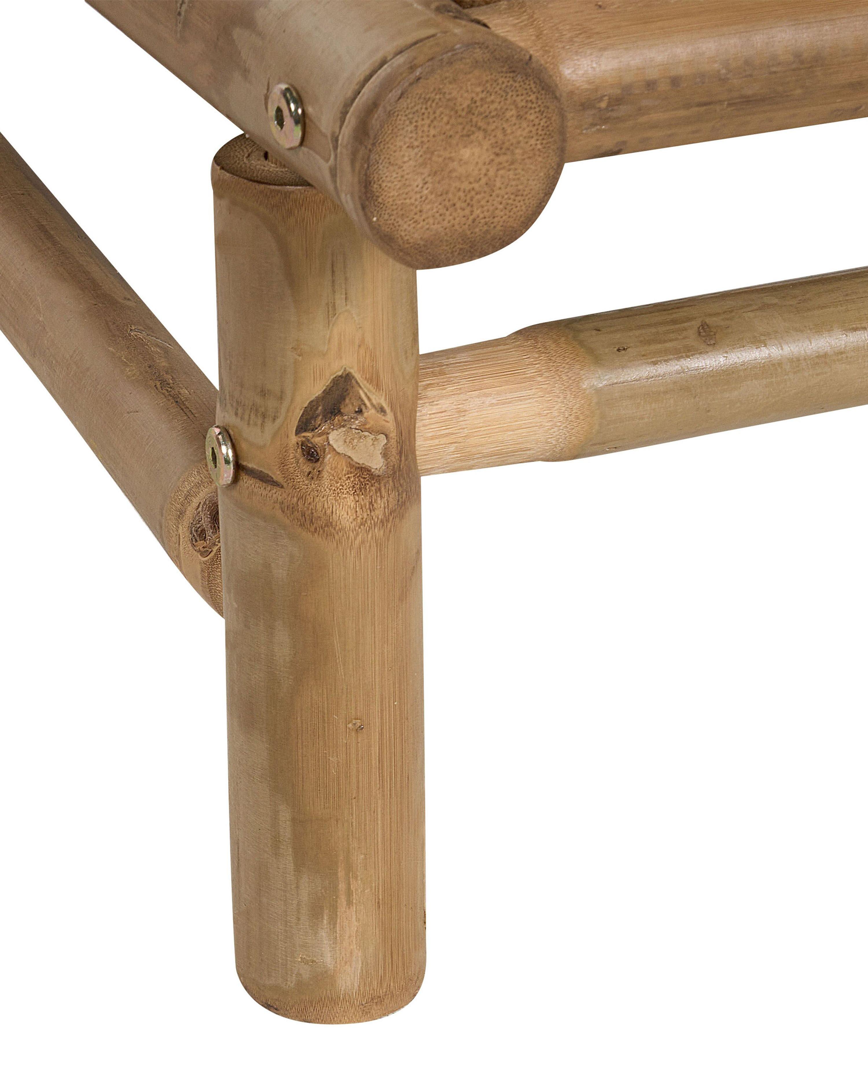 Set van 2 stoelen met zitkussen TODI Bamboehout Taupe