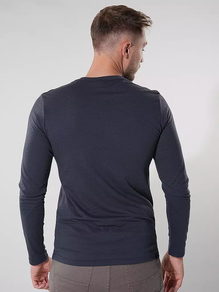 RAGWEAR Langarmshirt ZACHARI dunkelblau