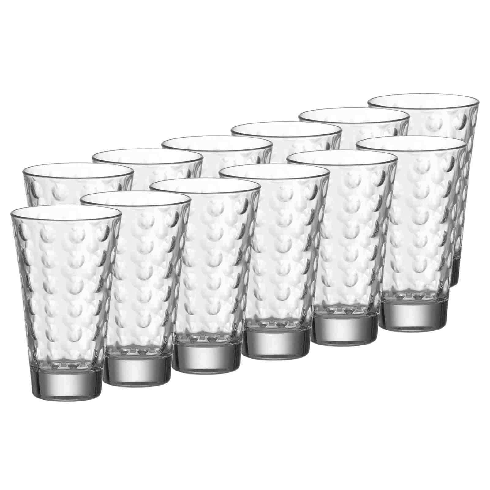 Leonardo Trinkgläser Optic 300 ml 12er Set
