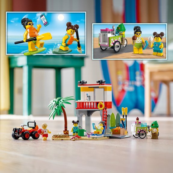 Le poste de secours sur la plage LEGO City 60328