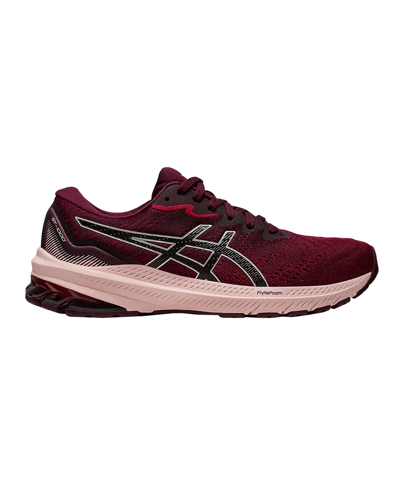 Asics GT-1000 11 Damen Rot Grau F601 Laufschuh