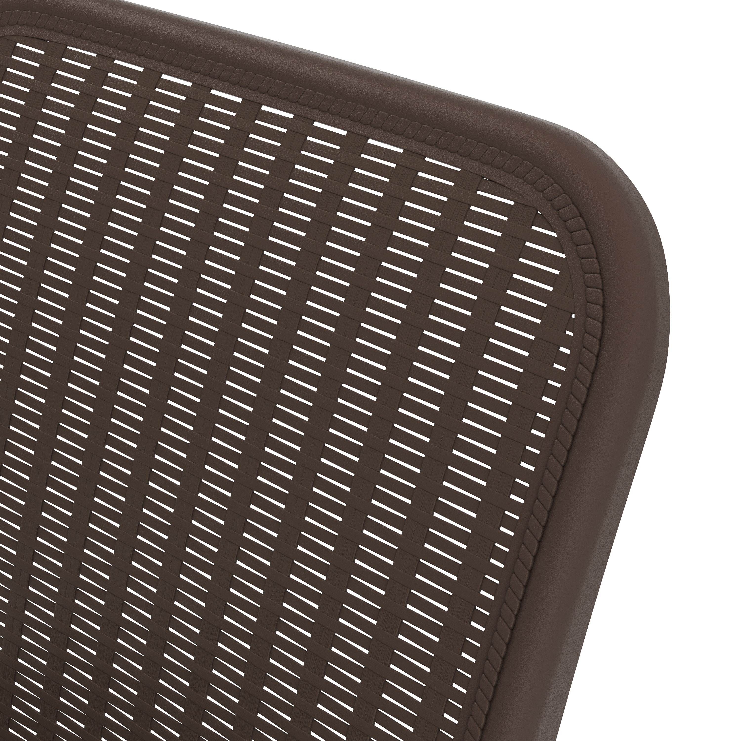 Gartenmöbel Set Rattan MERIVA braun