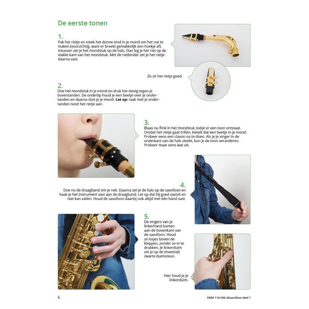 Hal Leonard Samen Leren Samenspelen Altsaxofoon 1 complete methode voor individueel en groepsonderwijs