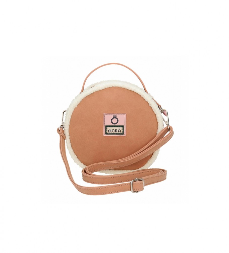 Bolsa de ombro Enso Shine Stars, rosa e verde - 17,5x17,5x6cm -