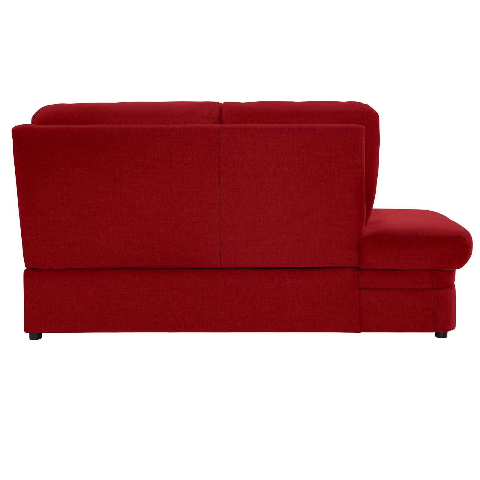 polsterpower Ecksofa - Miro bordeaux - Basismodell - Ottomane links