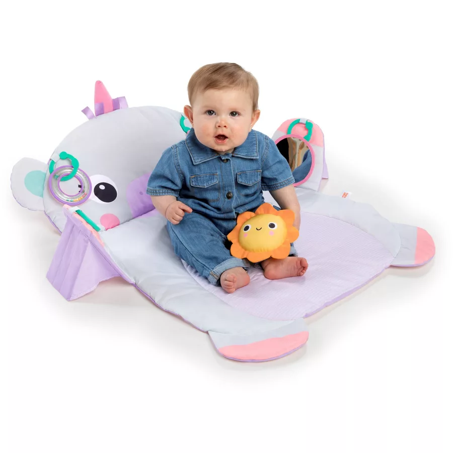 Bright Starts Tummy Time Prop & Play™ Einhorn Aktivitätsmatte