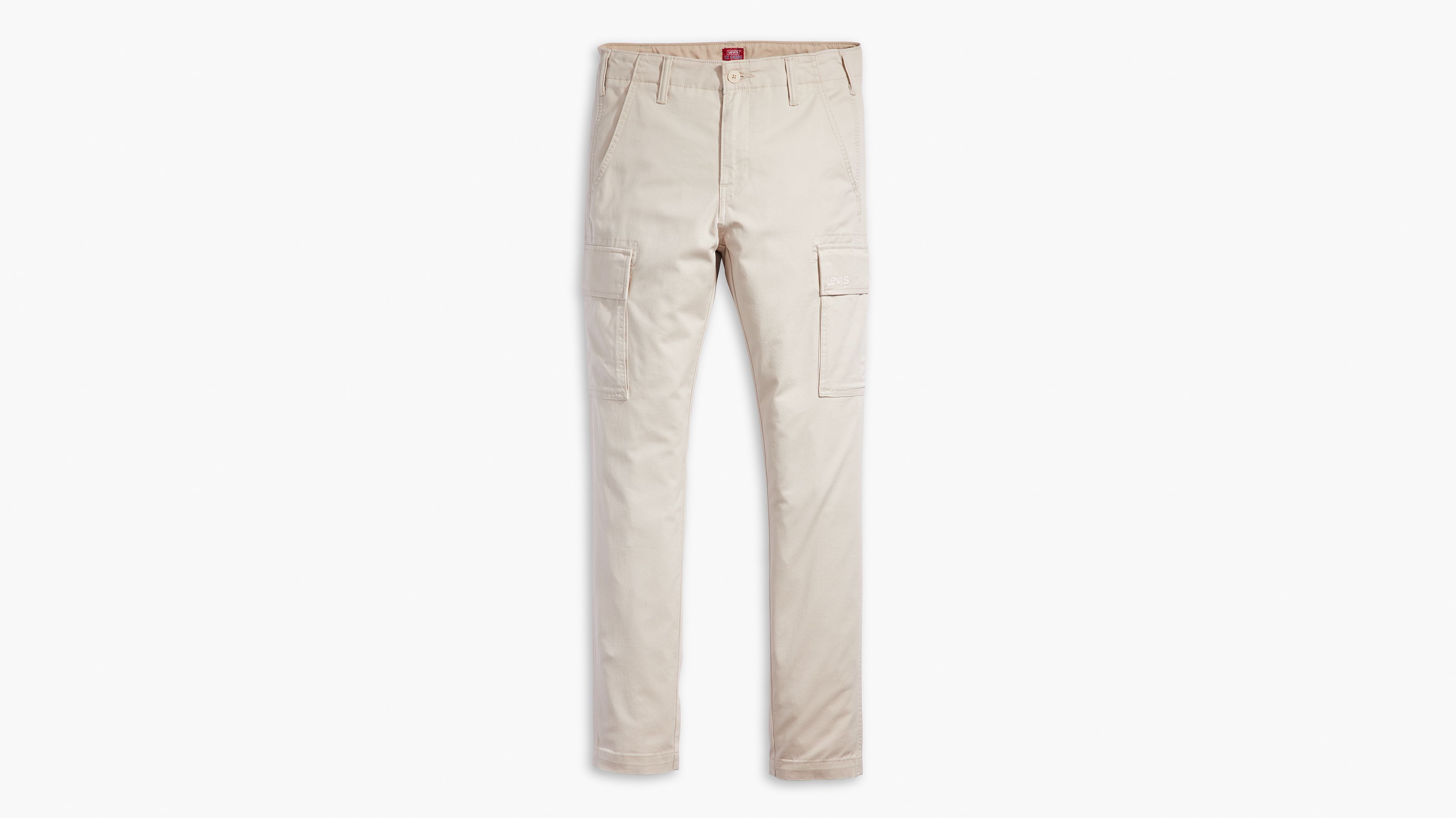 Pantalon XX Cargo slim - Pumice Stone Stretch Twill - Blanc
