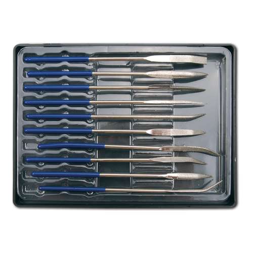 Diamantfeilen-Set, gebogen
