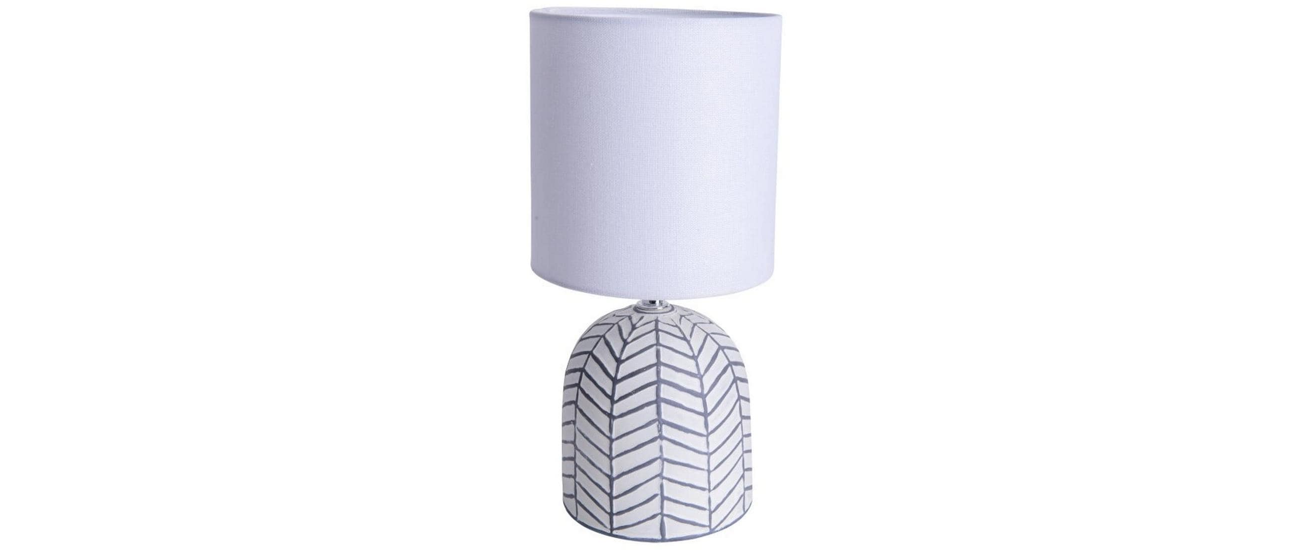 Tischleuchte «FOLIO» WeissKeramik-Tischlampe