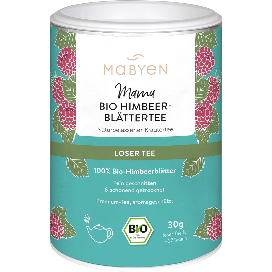 MaBYen Geburtsvorbereitungstee Mama BIO Himbeerblättertee 30 g ab der Schwangerschaft