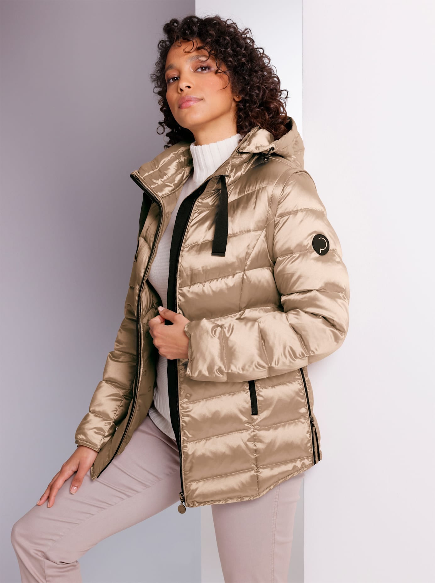 CREATION L PREMIUM Daunenjacke mit Kapuze