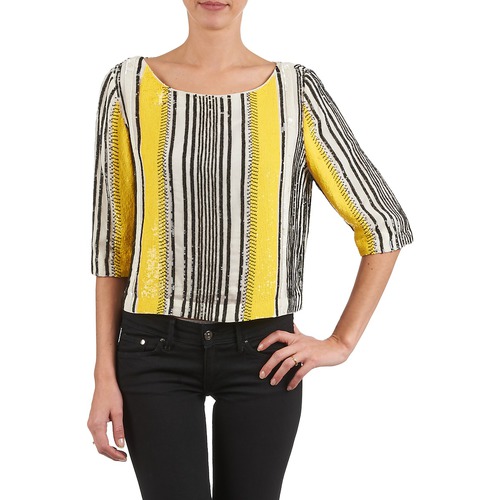 Antik Batik - ZABOU - Jaune / Blanc / Noir