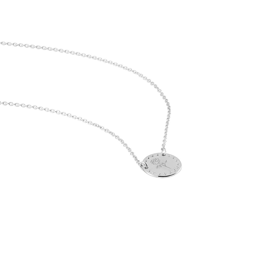 Collier Leonello Argent Oxydes De Zirconium