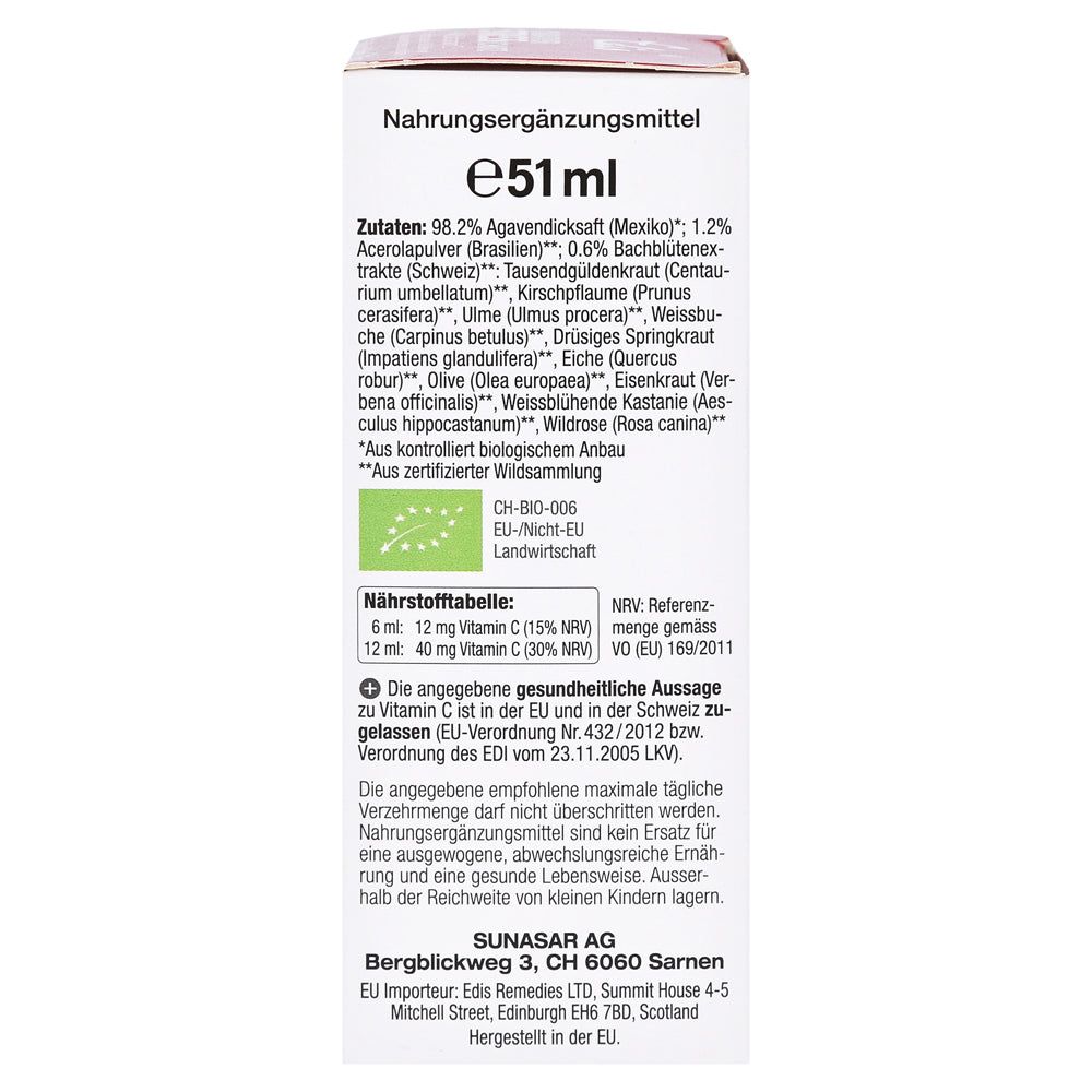 Edis Oxidativer Stress Schutz Bachblüten Sirup