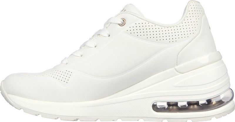 Skechers - Million Air - Sneakers - Wit - Traagschuim - Gevoerde Skech-Air-tussenzool