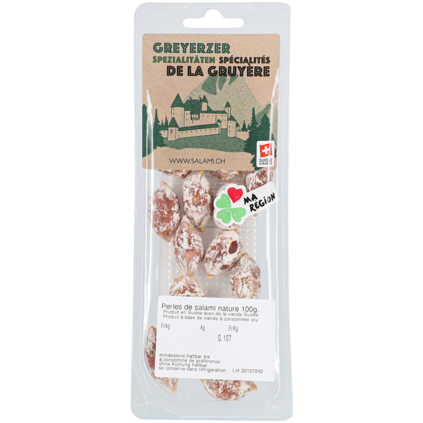 Salami Sa Salami Perle nature ca. 110g