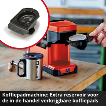 Einhell 18V koffiemachine TE-CF 18 Li (zonder accu)