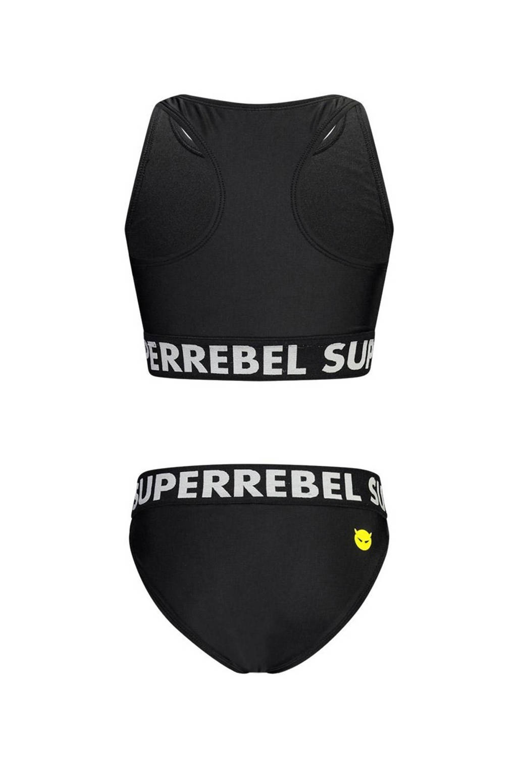 crop bikini Carmel zwart