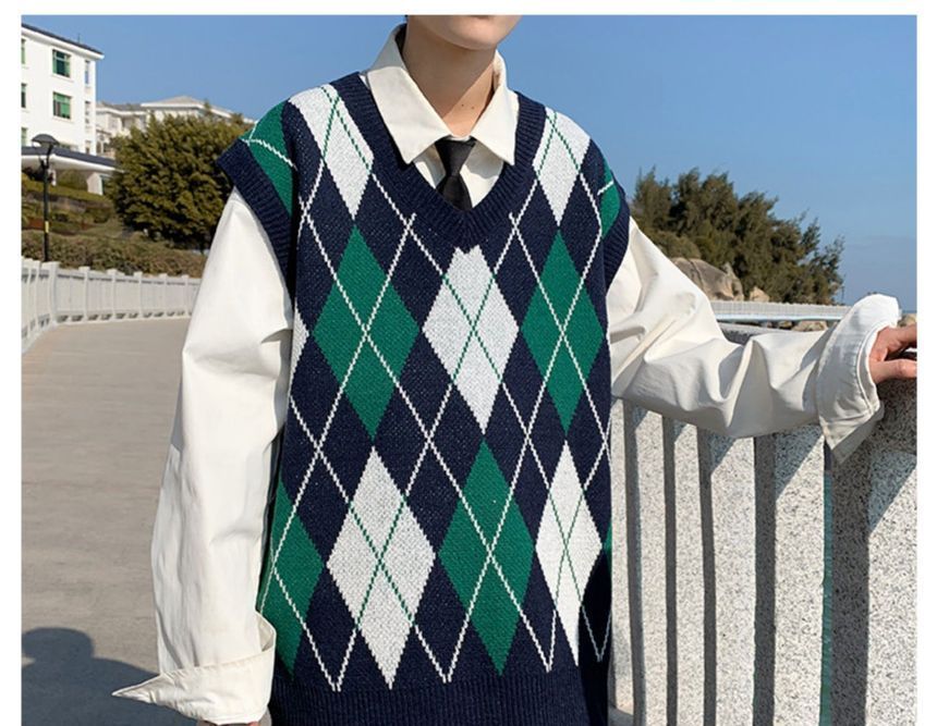 Zentrus - Argyle Sweatervest