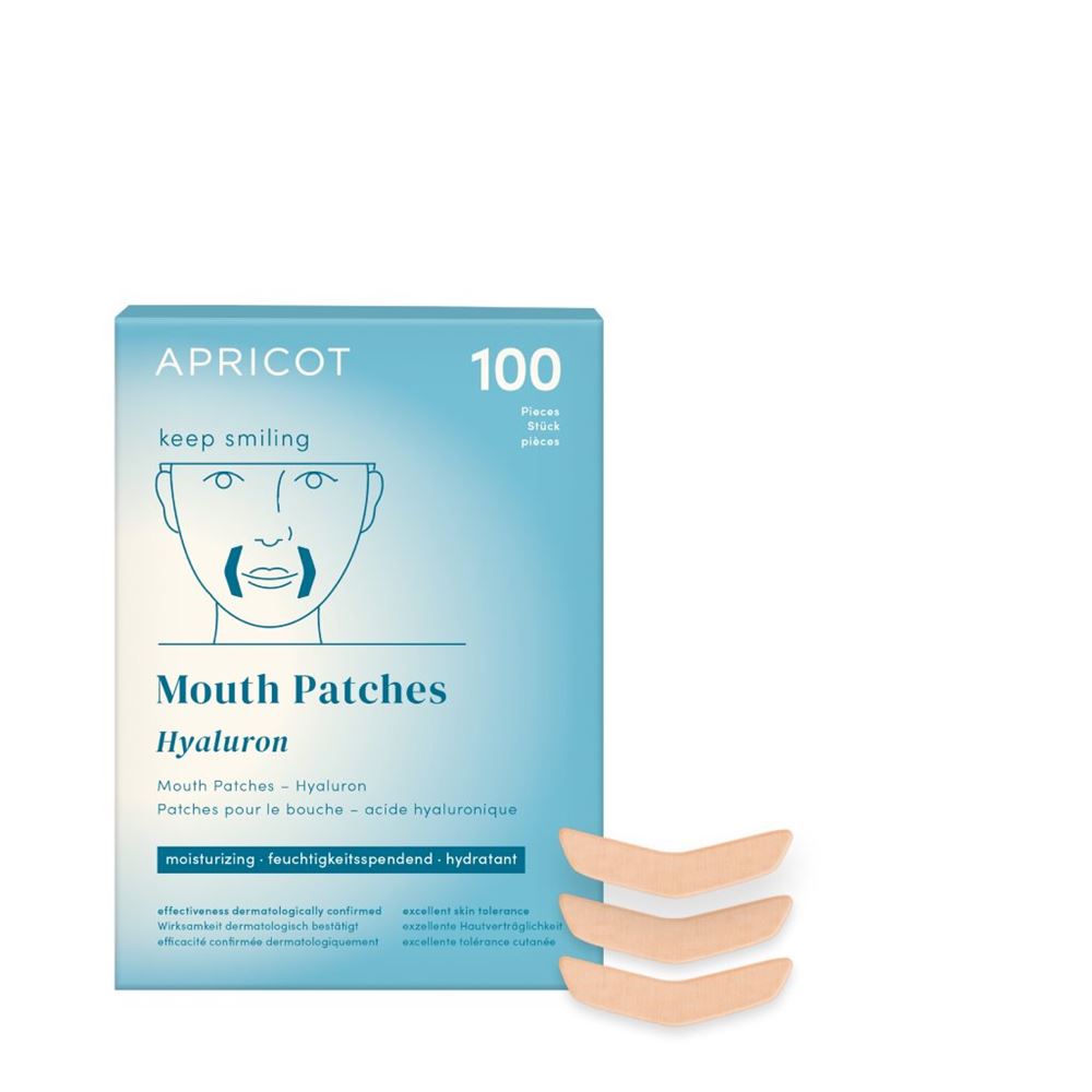 Apricot Mundpflaster<br>100 Stück, Hyaluron keep smiling
