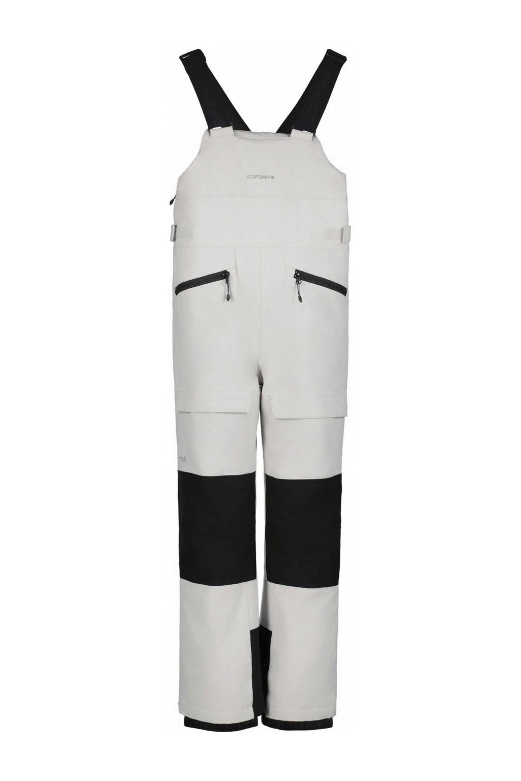 Icepeak skibroek Leary JRlichtgrijs/zwart