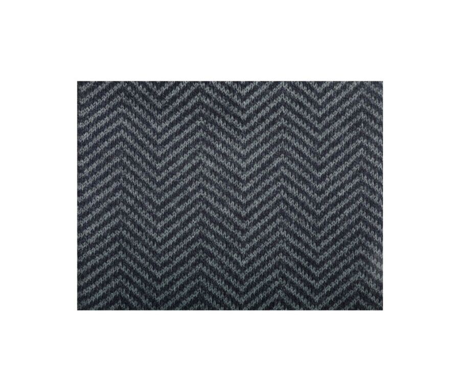 Chaussettes homme épaisses coton motif chevrons Navy et Vert