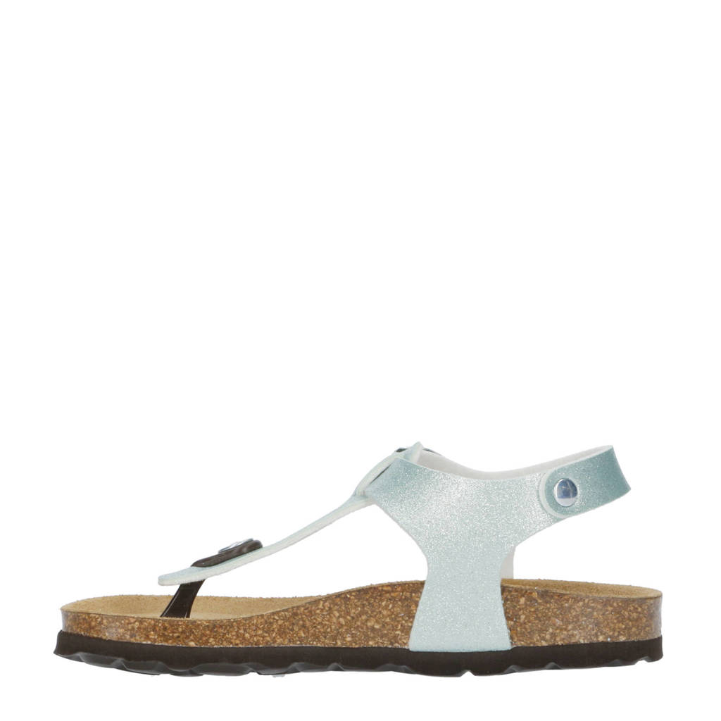 Kipling sandalen lichtgroen/zilver