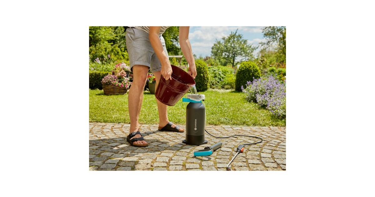 GARDENADrukspuit 5 l Comfort  (Grijs/turquoise, 11130-20)