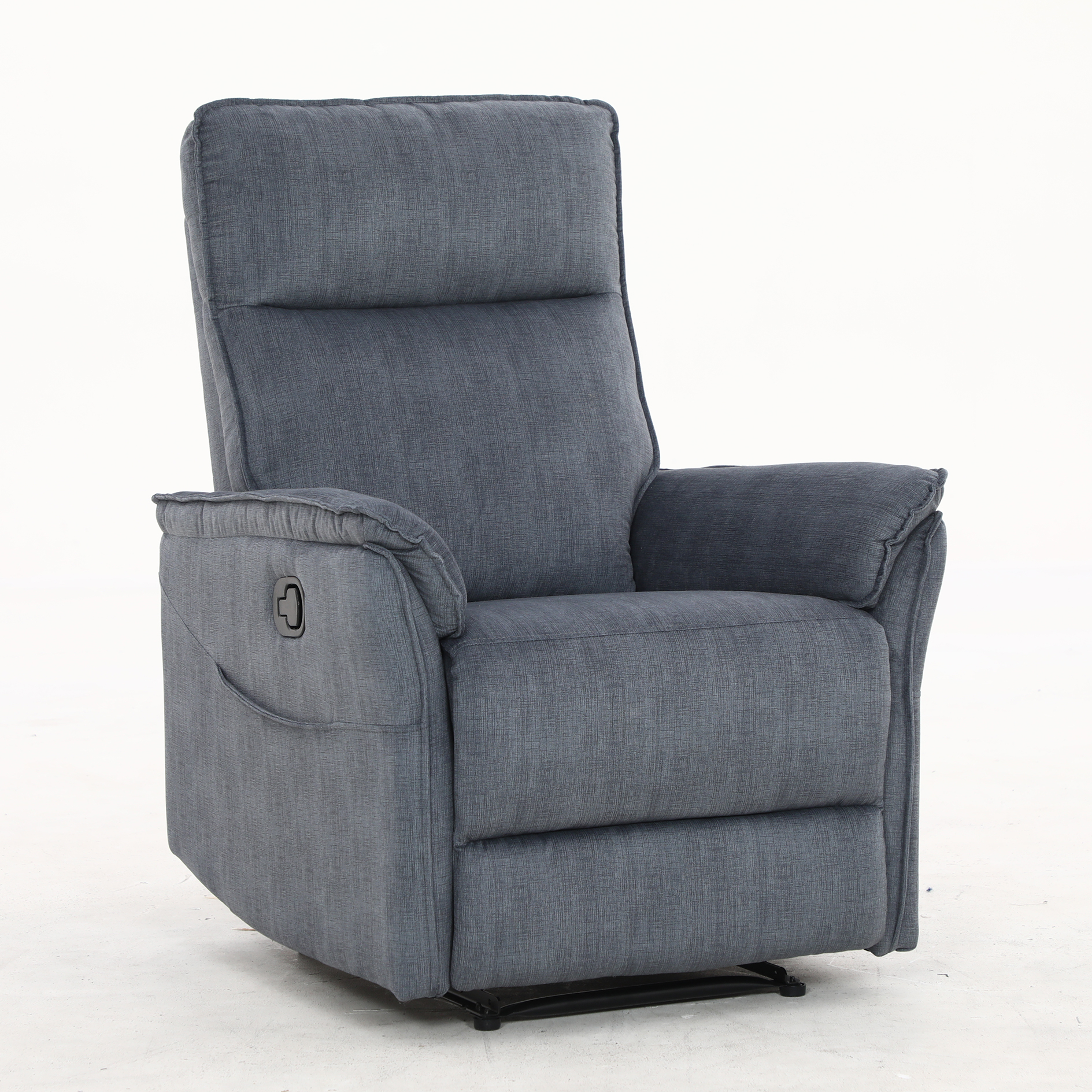 TV-Sessel - navy - Taschenfederkern - manuell verstellbar