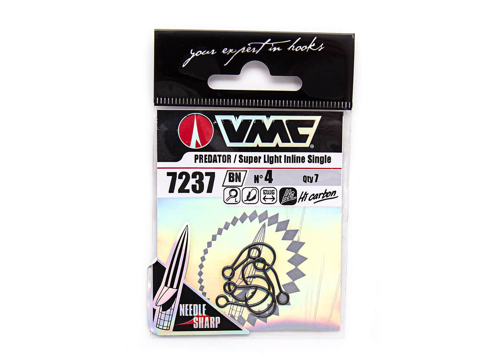 VMC Light Inline Haken (7237) - Gr. 3/0