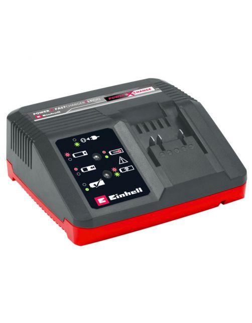 Einhell Snellader Power X-Change - Electrisch Gereedschap - Rood Zwart 18v 4a