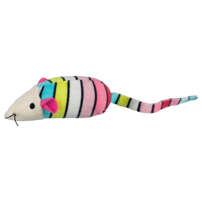 Trixie Maus/Fische Plüsch/Stoff 9-12cm