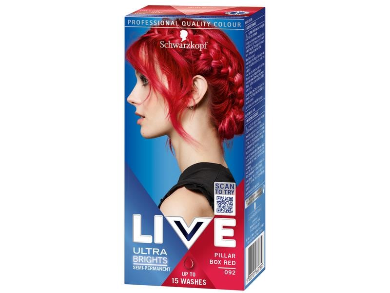 Schwarzkopf LIVE Haarcoloration Ultra Brights 092 Pilar Box Intensive oder Pastelle Haarfarbe je nach Wahl