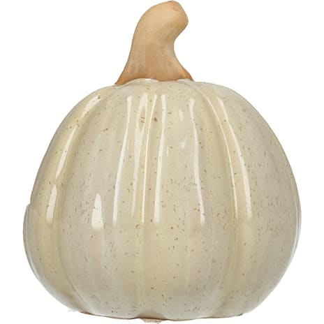 Efterårs keramik pyntegræskar H:10 cm - flere varianter - assorteret