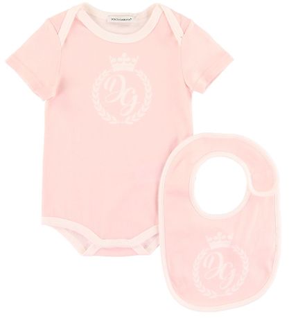 Dolce & Gabbana Geschenkbox - Body/Babylätzchen - Pink