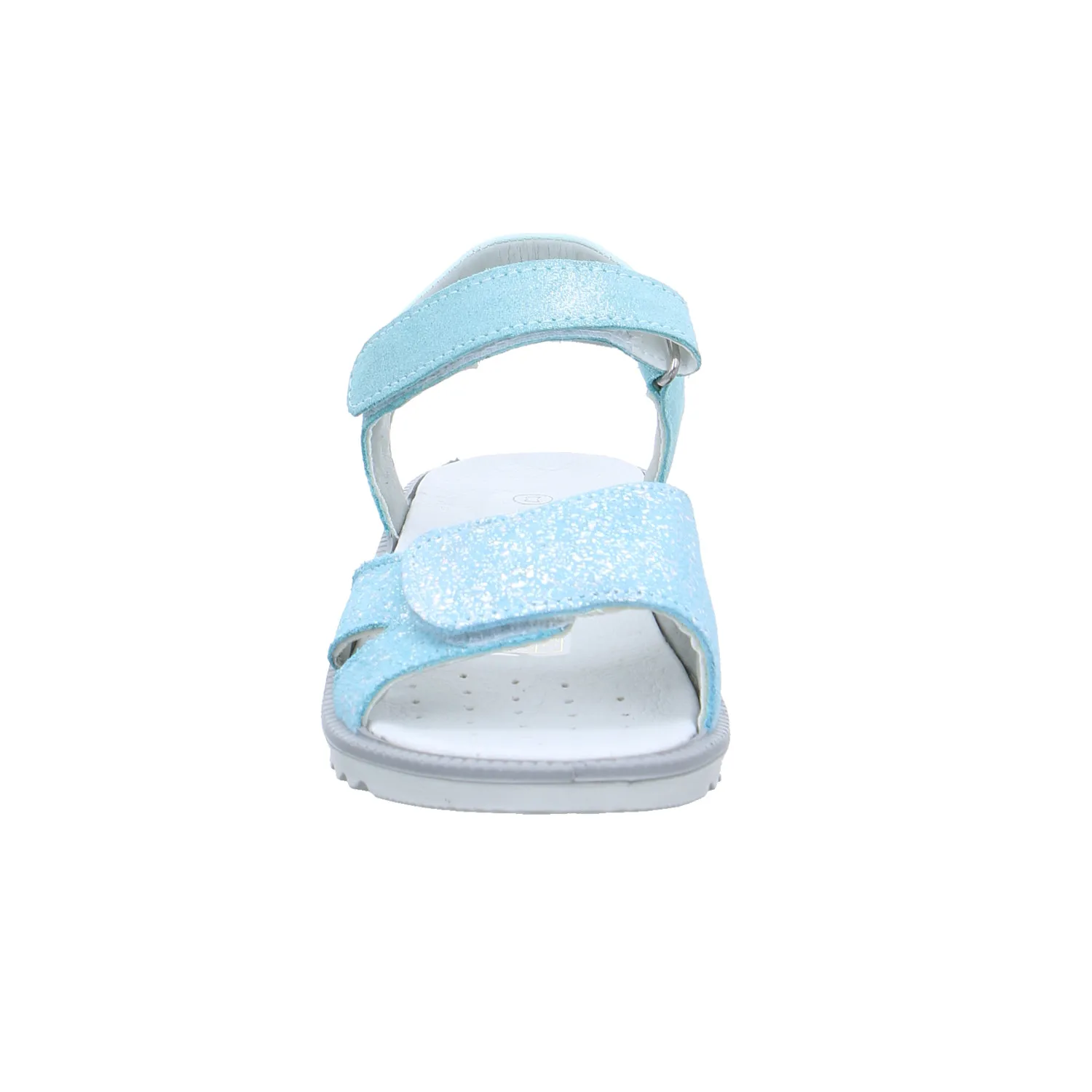 SCHUHENGEL Mädchen-Sandale Türkis Leder  Sommerschuh