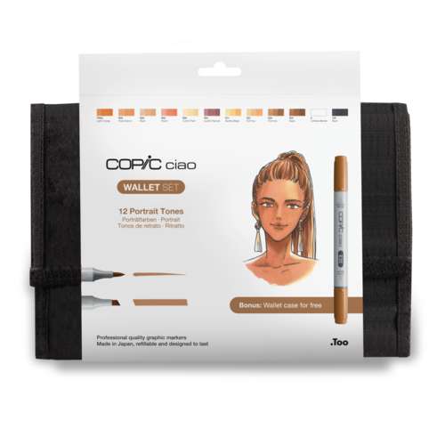 COPIC® ciao 12er Wallet-Set, Portrait Tones